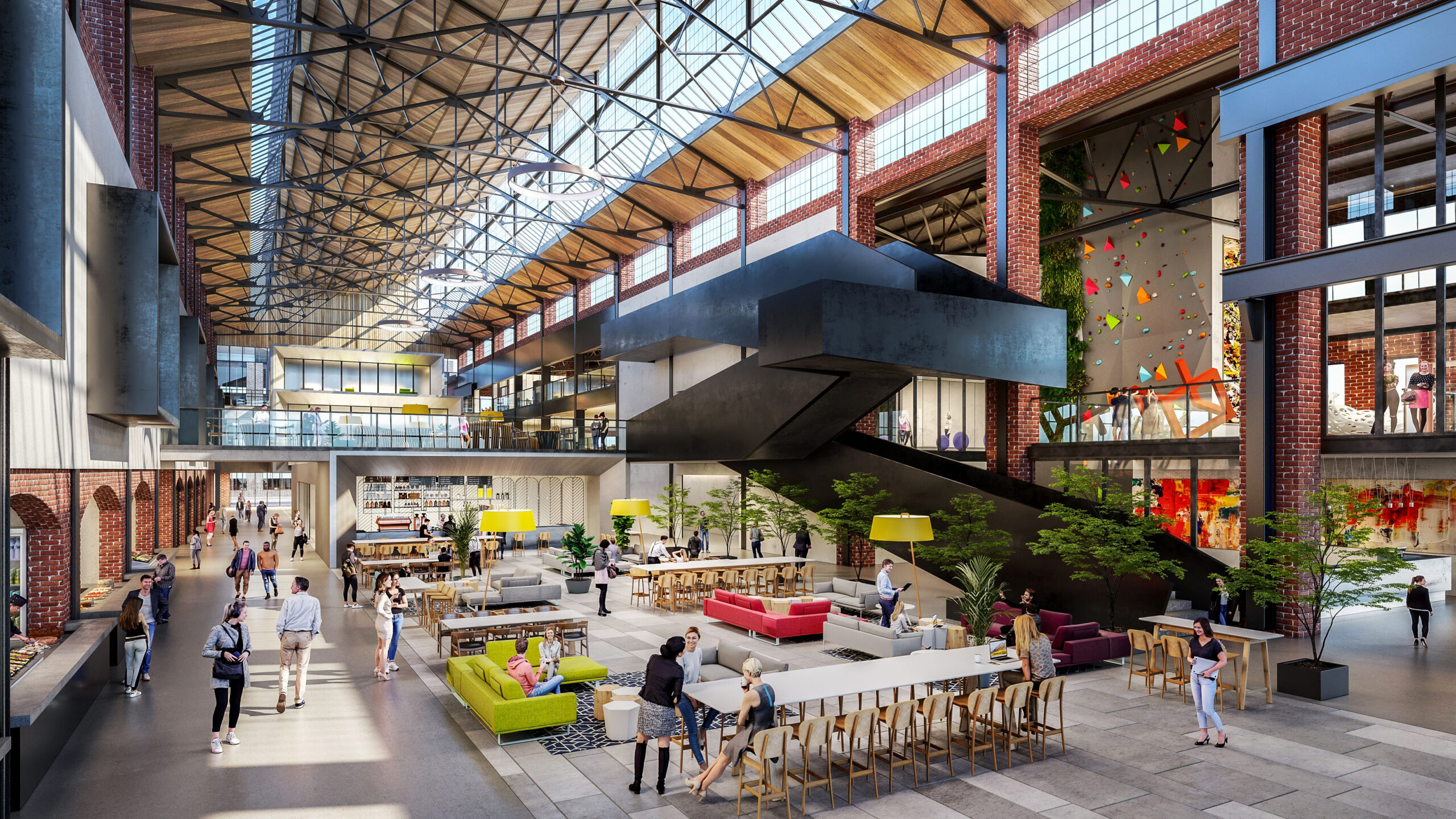 Building 606, Glass Warehouse interior